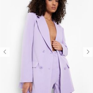 Boohoo Lilac Blazer tall